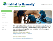 Tablet Screenshot of habitatautaugachilton.org